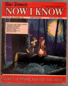 Walt Disney's Now I Know #55 1973-U.K-Chip & Dale-G