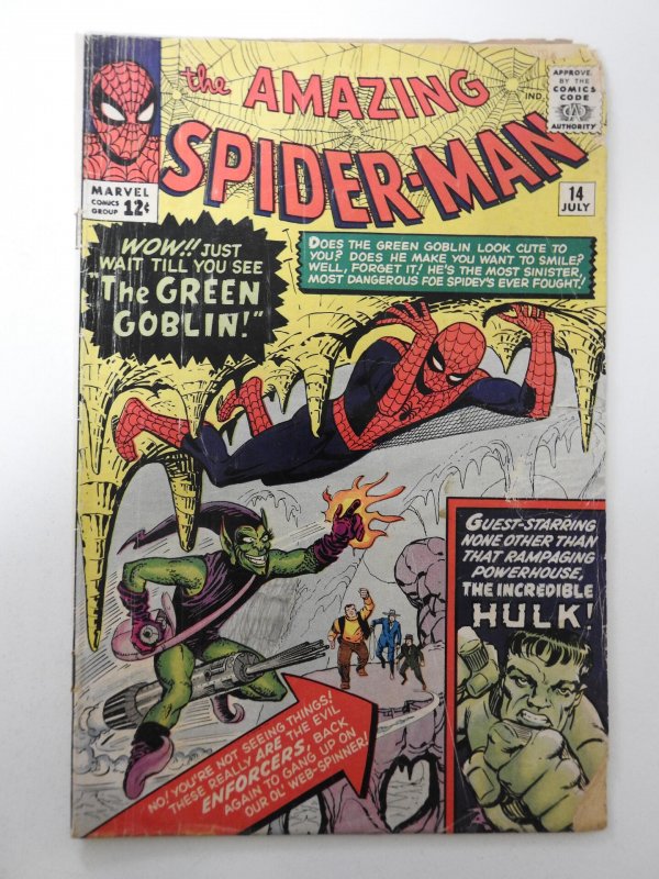 The Amazing Spider-Man #14 (1964) PR Cond Incomplete see description