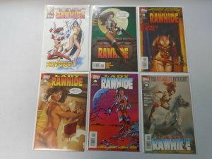 Lady Rawhide set #1-5+ Wizard 1/2 8.5 VF+ (1995 1st Series Topps)