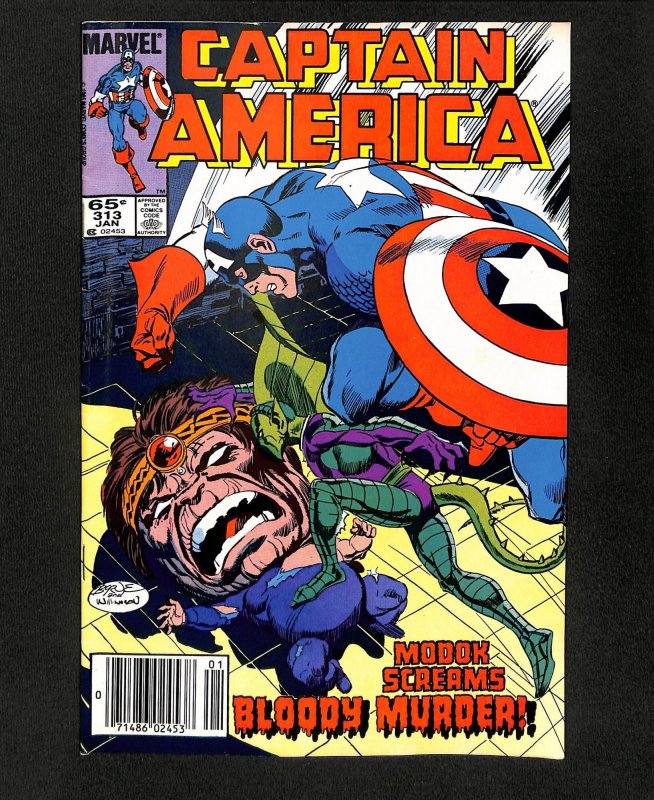 Captain America #313 Newsstand Variant