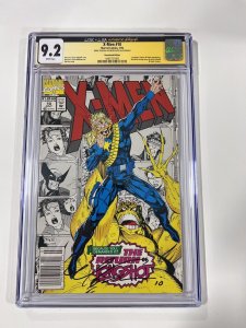 X-Men 10 CGC 9.2 JSA Signed Mark Texeira 1992 Marvel Comics Variant