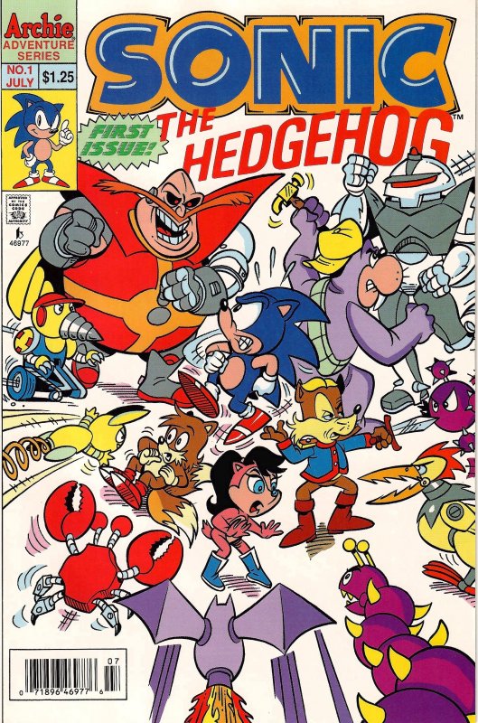 Sonic the Hedgehog #1 (1993) Clean NM copy