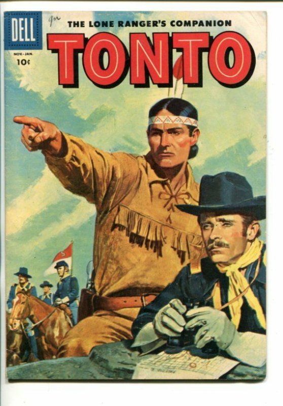 TONTO #21-1956-WESTERN-THE LONE RANGER'S COMPANION-WAR DANCER-vg