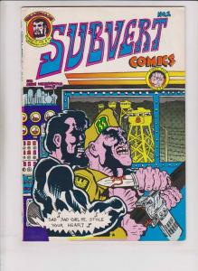 Subvert Comics #1 FN (3rd) print SPAIN RODRIGUEZ trashman rip off press