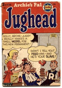 Archie's Pal Jughead #2 1950- hair dressing cover G/VG