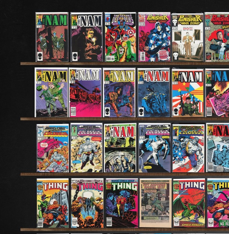 Huge Lot 150+ Comics with The 'Nam, Marvel Comics Presents & More!