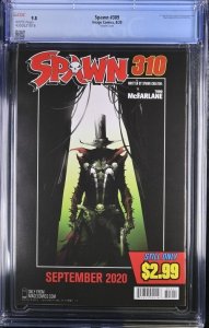 Spawn #309 2020 Image Comics CGC 9.8 Gunslinger Spawn variant