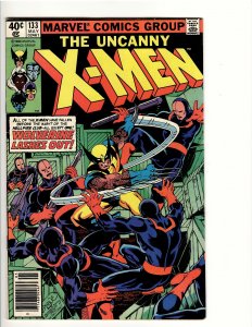 X-MEN #133 F/VF 7.0;1st SOLO WOLVERINE COVER (DARK PHOENIX SAGA)(VERMONT COL)