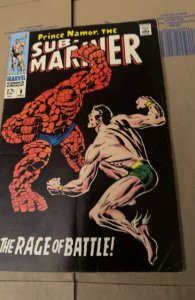 Sub-Mariner #8 (1968)Vs ff4 Thing classic key