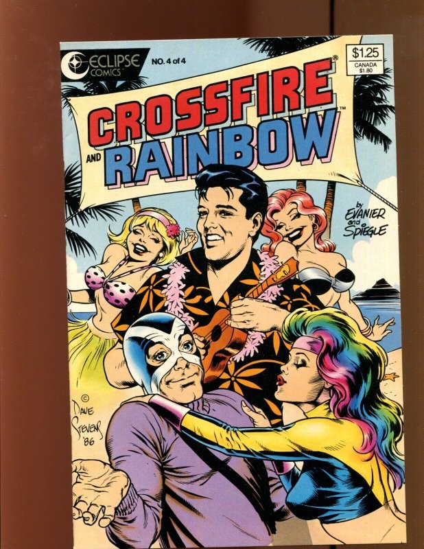 Crossfire & Rainbow #1-4 - FOUR PIECE LOT! (7.0/7.5) 1986