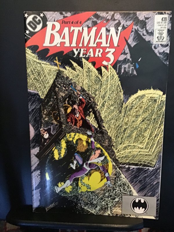 Batman #439 (1989) Super high grade year three part four! NM+ Wow!