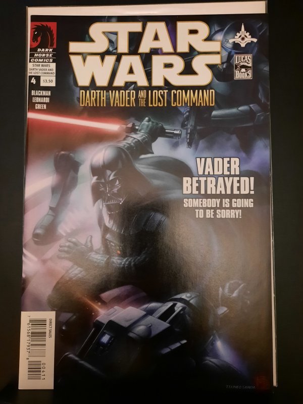 Star Wars: Darth Vader and the Lost Command #4 (2011) VF