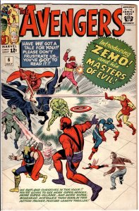 The Avengers #6 (1964) 1st Masters of Evil! see description