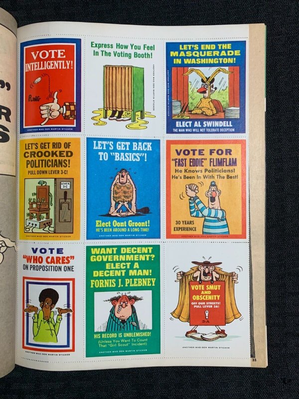 1976 MAD SUPER SPECIAL Magazine #20 VG+ 4.5 w/ Don Martin Stickers Insert
