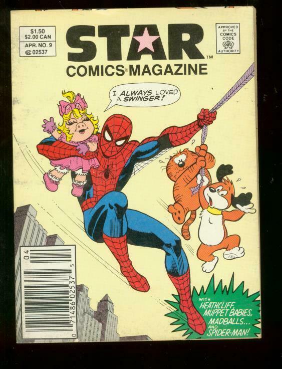 STAR COMICS MAGAZINE #9 1988 DIGEST SPIDER-MAN FN