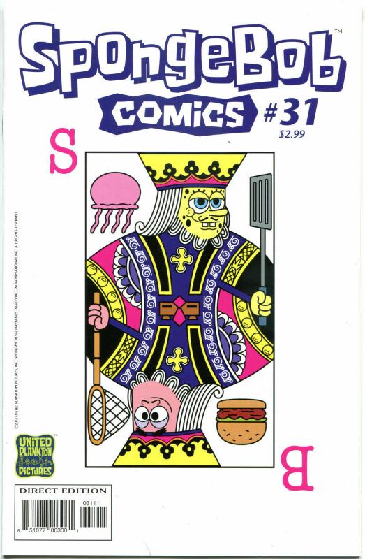 SPONGEBOB #31, NM, Square pants, Bongo, Cartoon comic, 2011, more in store