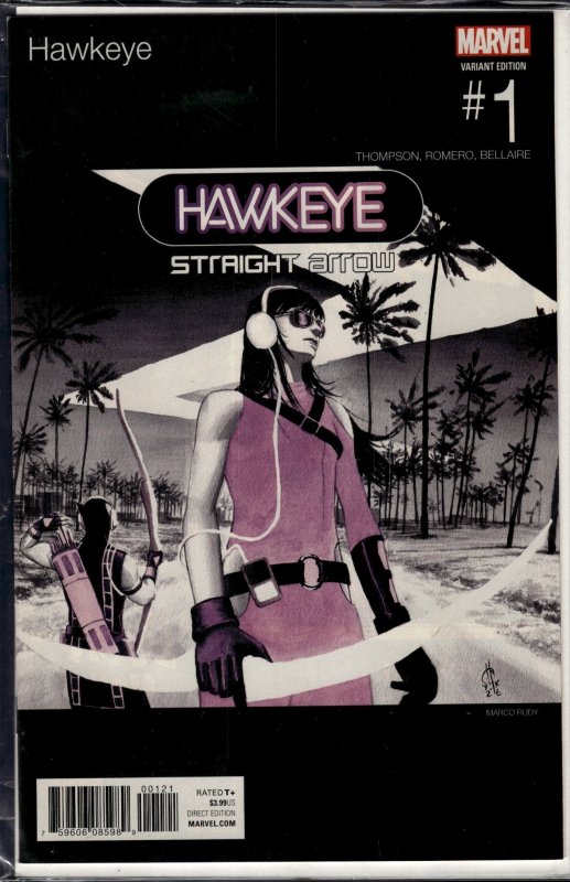 Hawkeye #1 Rudy Cover (2017) Hip Hop Variant!