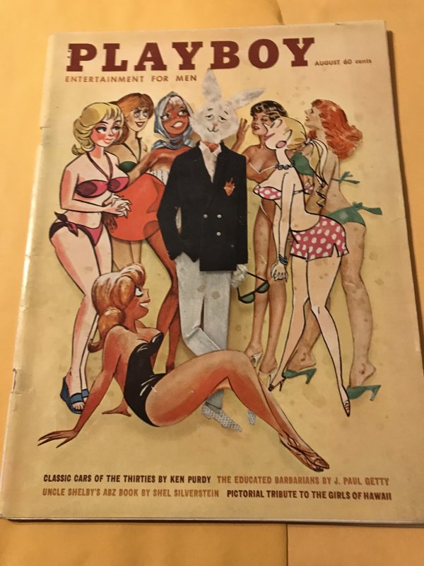 PLAYBOY Vol. 8 #8 Aug 1961 Fn+ w/CF; 1930’s cars, Hawaii girls, Tony Curtis