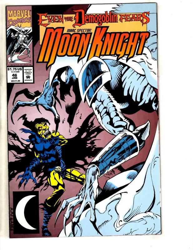Lot Of 11 Moon Knight Marvel Comic Books #41 42 (2) 43 44 45 46 47 48 49 50 CR41