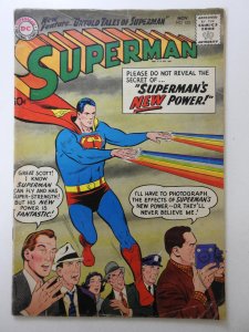 Superman #125  (1958) Superman's New Power! Solid VG Condition!