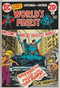 World's Finest #218 (Aug-73) VF/NM High-Grade Superman, Batman, Robin