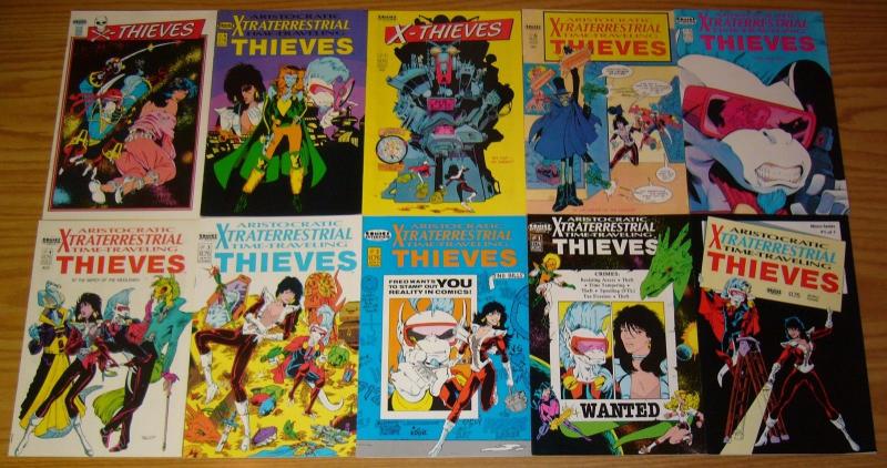 Aristocratic X-traterrestrial Time-Traveling Thieves #1-12 + (1) VF/NM complete