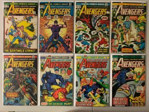 Avengers comics lot #103-170 28 diff avg 5.0 (1972-78)