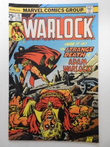 Warlock #11 (1976) The Strange Death of Adam Warlock! Sharp VG+ Condition!