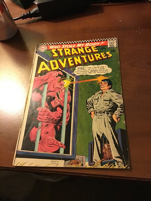 Strange Adventures #199 (1967) Mid-Grade sci-fi FN infantino cover Lee Alias Art