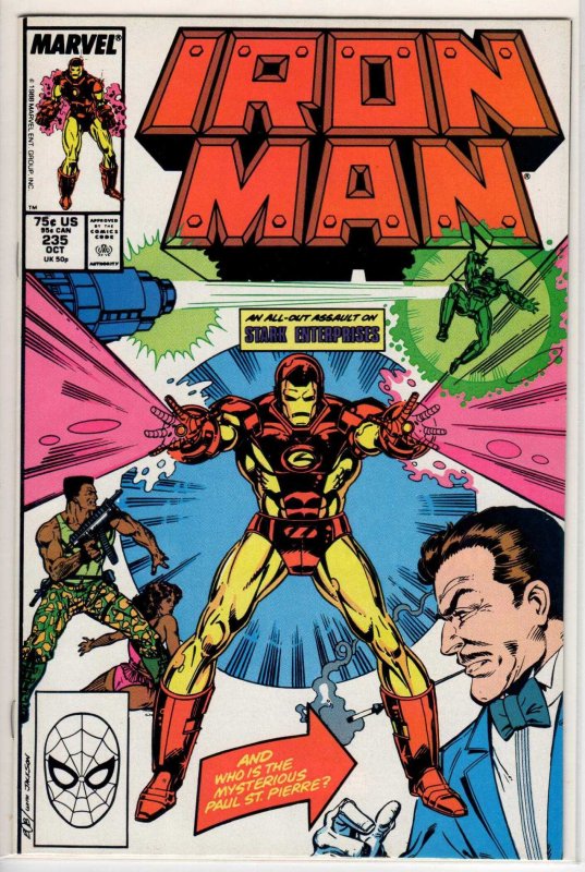 Iron Man #235 Direct Edition (1988) 9.2 NM-