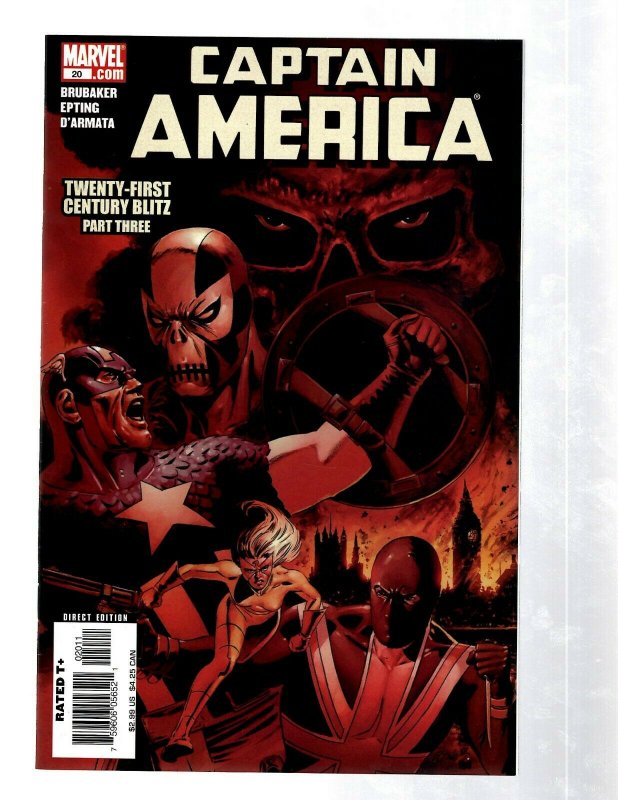 13 Captain America Marvel Comic Books # 4 5 7 8 9 10 11 12 15 16 17 19 20 RB27