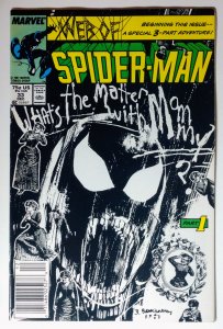 Web of Spider-Man #33 (1987) NEWSSTAND
