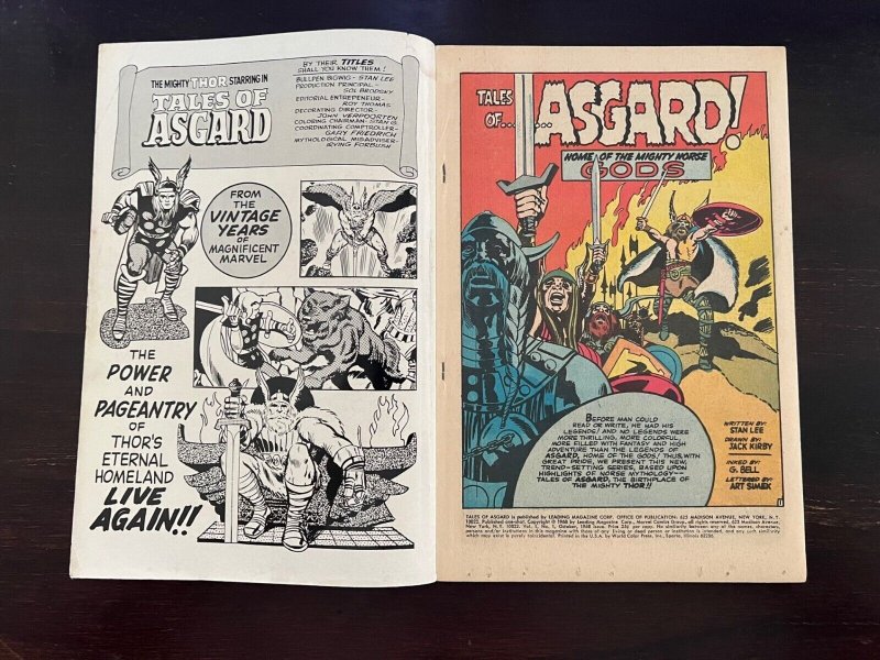 Tales of Asgard Marvel 1968 VG/FN 5.0 Thor