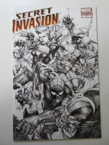 Secret Invasion #7 Sketch Cover (2008) VF+ Condition!