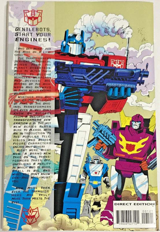 TRANSFORMERS GENERATION 2#1 NM 1993 MARVEL COMICS