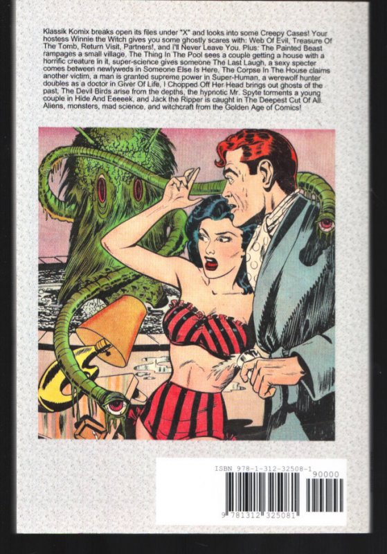 Creepy Cases-Reprint pre-code horror comics-Myron Fass-Wally Wood cover