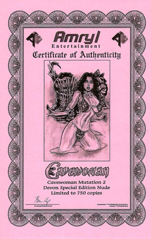 Cavewoman: Mutation #2 Devon Massey Special Edition (2012) Ltd to 750