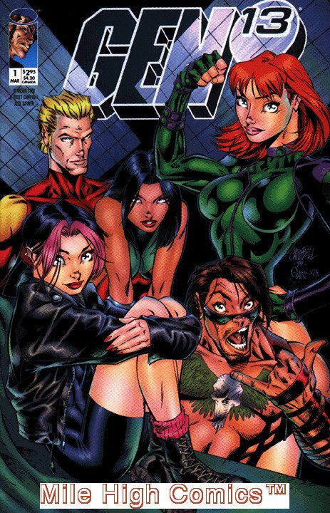 GEN-13 #1 VARIANT COVERS #1 B THUMB UP Very Good Comics Book 