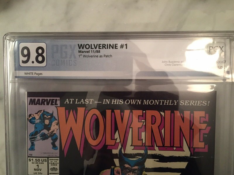 Wolverine 1 9.8 PGX (like CGC)