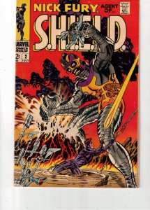 Nick Fury, Agent of SHIELD #2 1968 VF Steranko Art! High-Grade Boca CERTIFICATE!