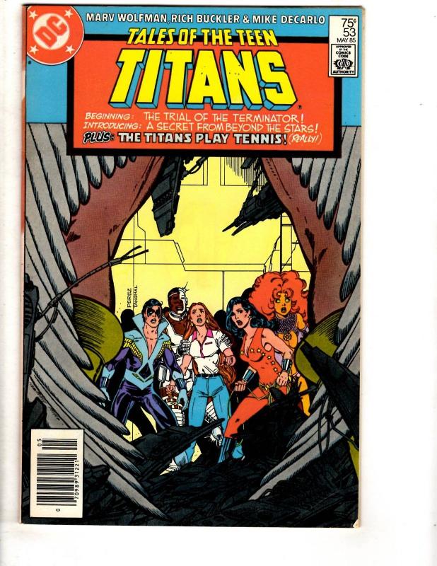 Lot Of 8 Tales Of The Teen Titans DC Comic Books # 43 45 46 49 52 53 56 57 JG7