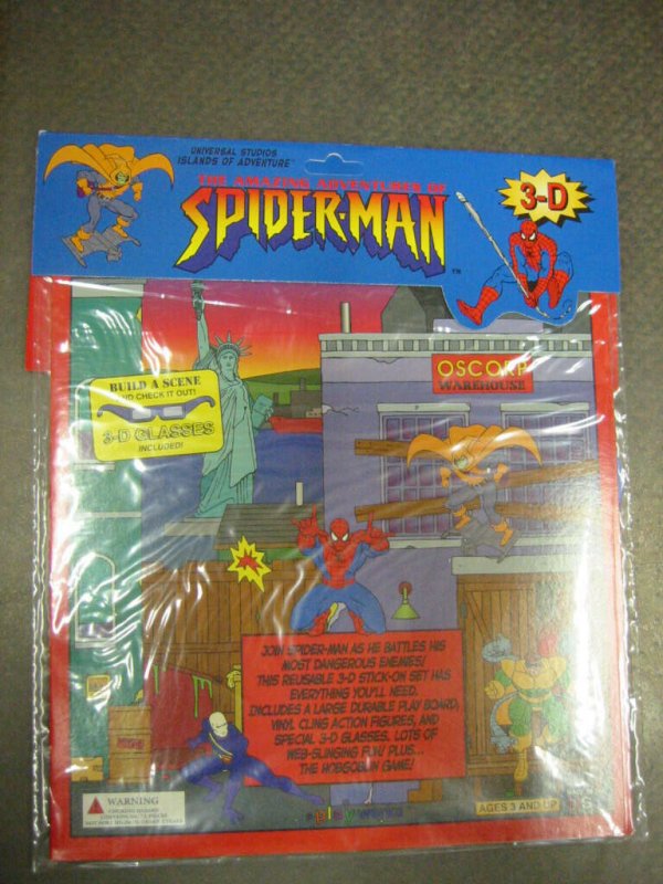 SPIDER-MAN 3-D BUILD A SCENE PLAY KIT-PLAY WERKS-1998-R VF