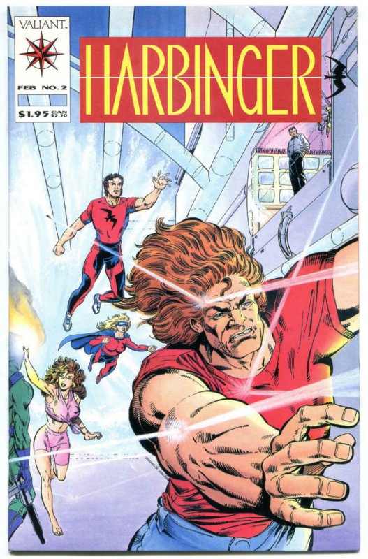 HARBINGER #2, VF/NM, with Coupon,1992, more Valiant in store, 1st printing