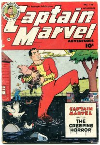 Captain Marvel Adventures #126 1951- Mr Tawny-Creeping Horror VG