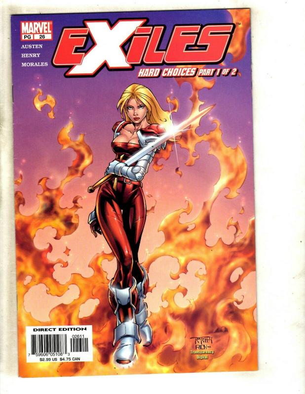 Lot Of 12 Exiles Marvel Comics # 15 16 17 18 19 20 21 22 23 24 25 26 X-Men EK10 