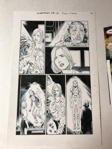 Wonder Woman 18 Page 3 1st Doctor Dr Cyber Original Art Page Evely Hanna Rebirth 