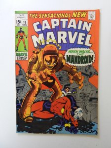 Captain Marvel #18 (1969) VF- condition