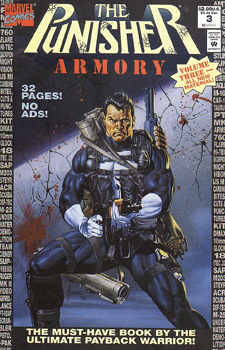 PUNISHER ARMORY (1990 Series) #3 NEWSSTAND Fine Comics Book