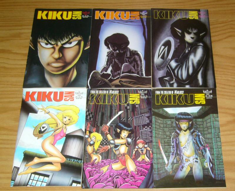 Kiku San #1-6 VF/NM complete series - barry blair - aircel comics 2 3 4 5 set