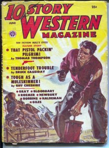 10 Story Western 6/1951-Popular-Norman Saunders-Pecos Kid-pulp thrills-VG